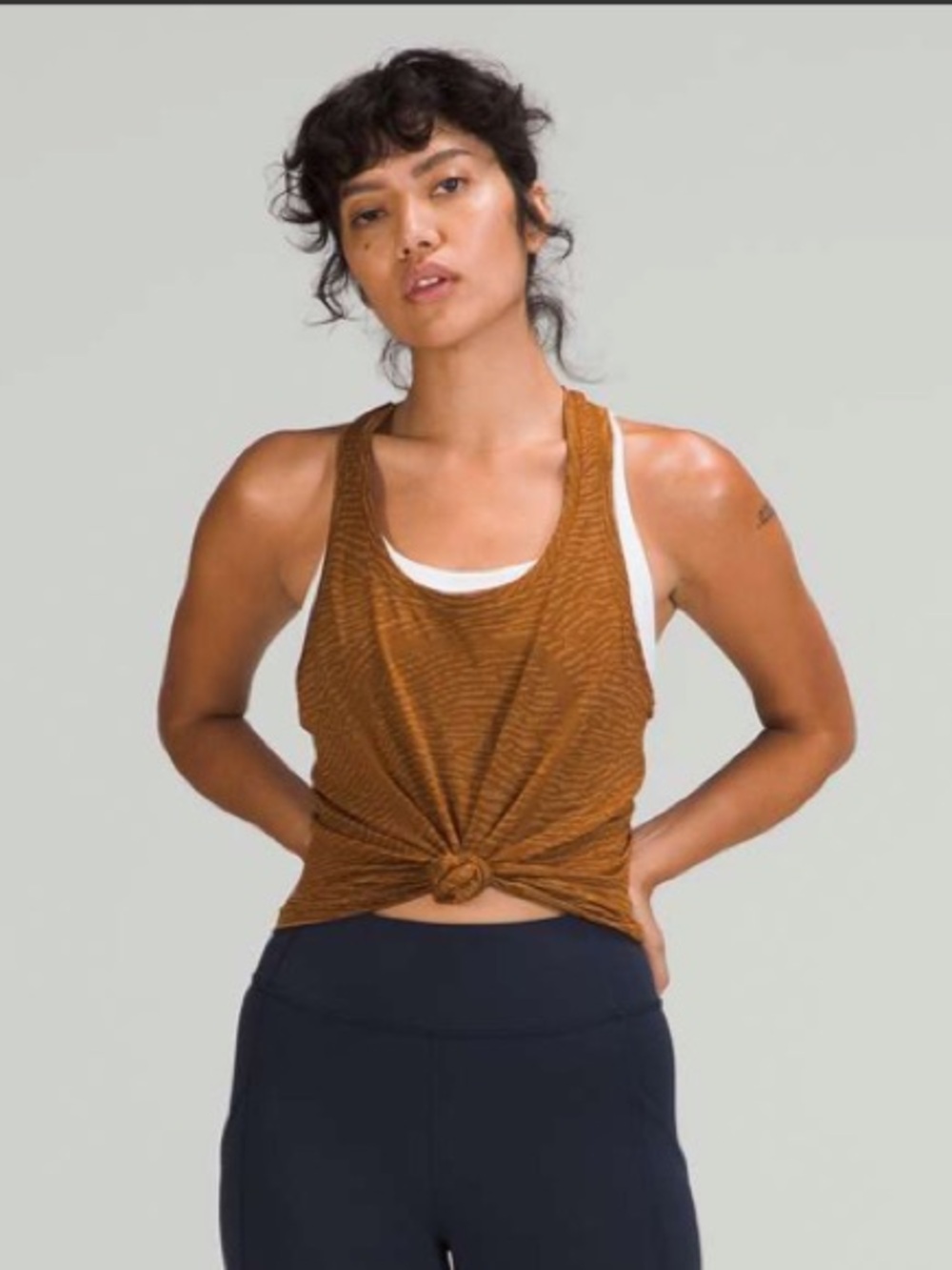 Lululemon Swiftly Tech Racerback Tank Top 2.0 *Race Length Copper Brown 0